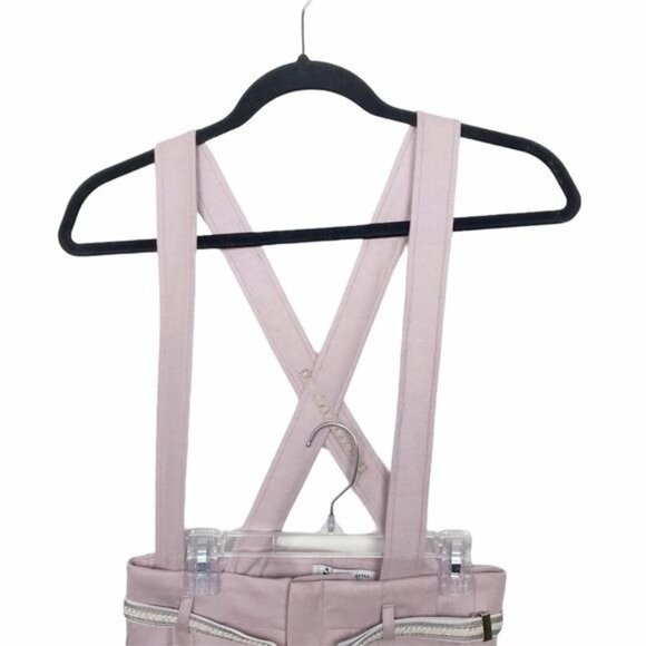Leur Logette Wool Blend Mauve Strappy Suspender Style Trouser Pants Approx XS - Picture 3 of 13
